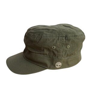 Timberland Mens Field Cap Hat Army Green Large Military Cadet Utility Outdoors